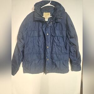 Vintage Men's XL Cabela's Navy Blue Jacket
